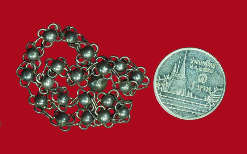 *30876 สร้อยข้อมือไม่มีตะขอ ทำด้วยเงิน 16