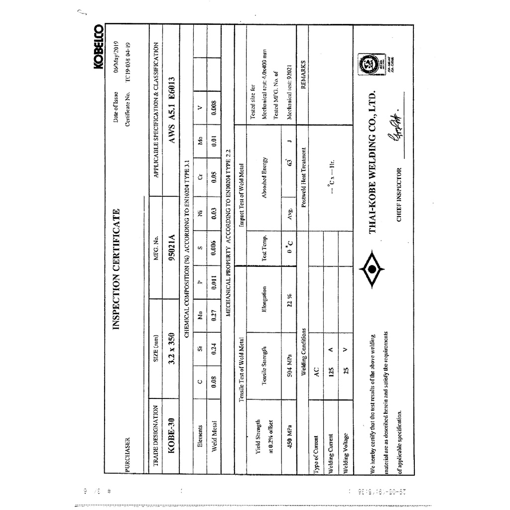 ขายส่งยกลัง ลวดเชื่อมไฟฟ้า โกเบ (ราคารวมแวท) ลวดเชื่อม เชื่อมง่ายทนทาน เชื่อมสวย เหมาะสำหรับเชื่อมเหล็ก
