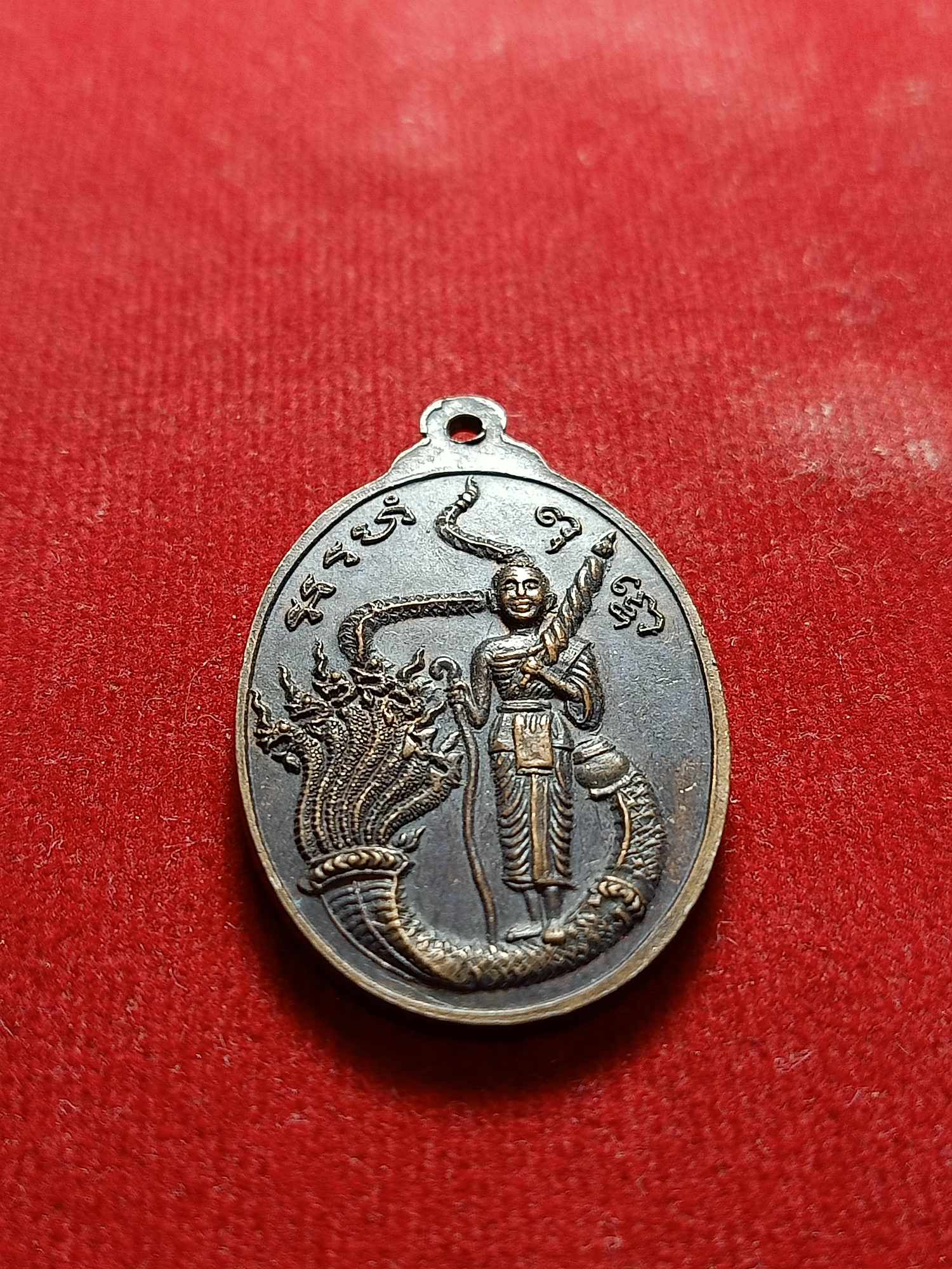 เหรียญพระพุทธโพธิ์ทอง หลังพระสิวลี หลวงพ่อวราห์ ปัญญฺวโร (พระครูวิศิษฏ์พิทยาคม) วัดโพธิทอง กทม. (SKU-03738)