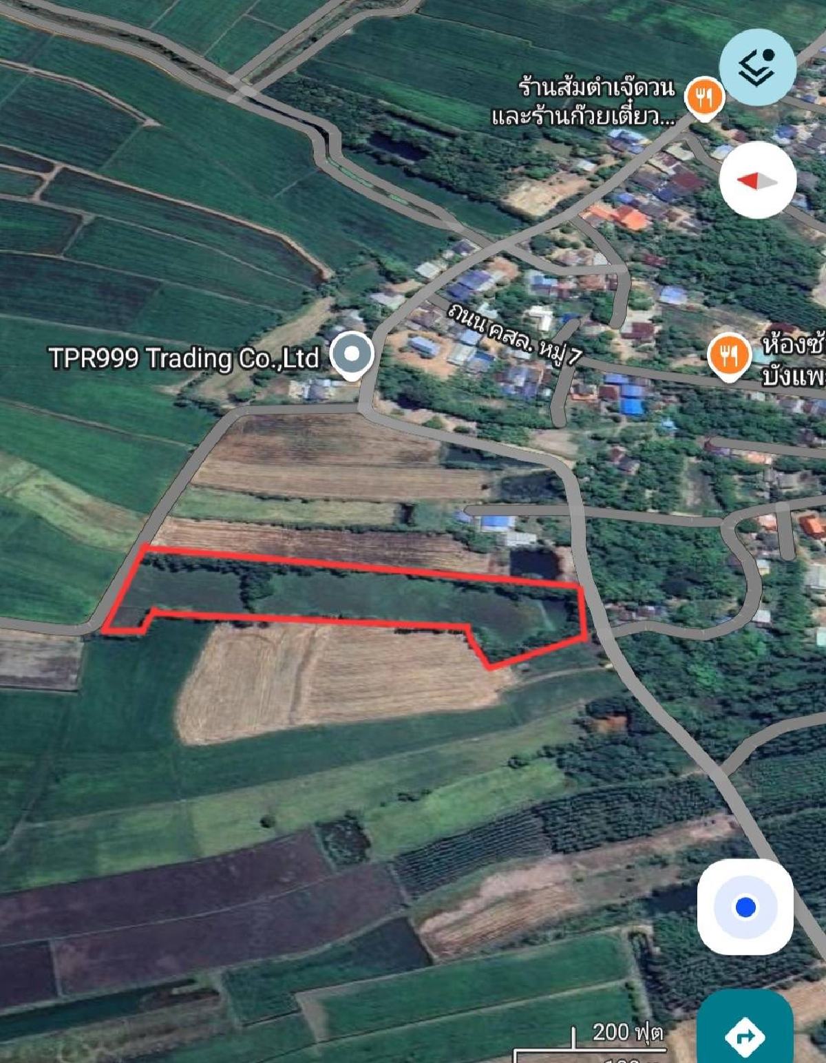 ขายที่ดินราชสาส์น 8 ไร่เศษ | ติดถนนคอนกรีต | ชายดงน้อย ฉะเชิงเทรา | เจ้าของขายเอง