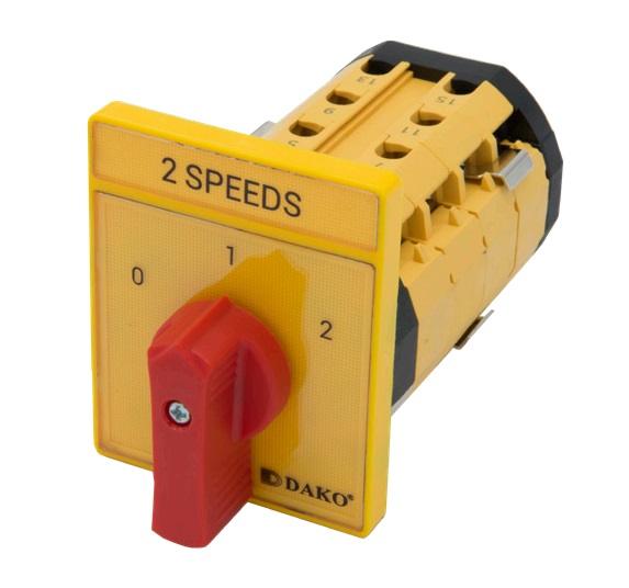 DCS-2S-1243 2 SPEEDS SWITCH ซีเล็คเตอร์ 2 สปีด 16A 3POLE 4STAGE"DAKO"