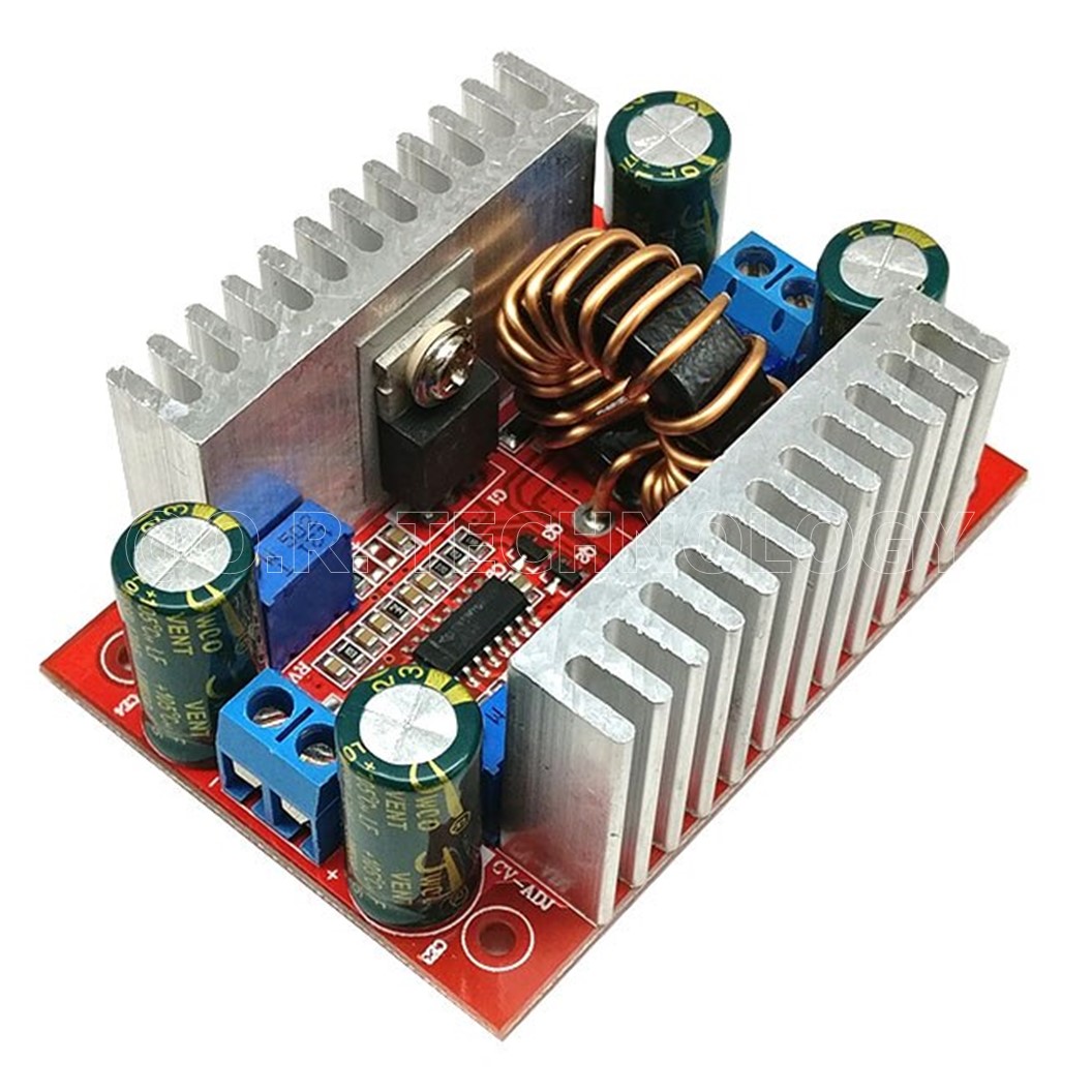 (1ชิ้น) NA680 โมดูลเพิ่มแรงดันไฟ โมดูลแปลงไฟ 400W DC-DC 8.5-50V to 10-60V 15A High-Power Constant Voltage Constant Current Boost Power Module LED Boost Driver Laptop Battery Charging