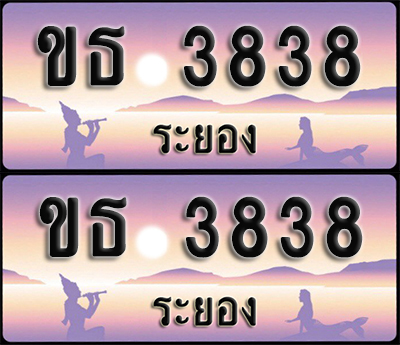 ทะเบียนรถ 3838 – ขธ 3838 ระยอง (1)