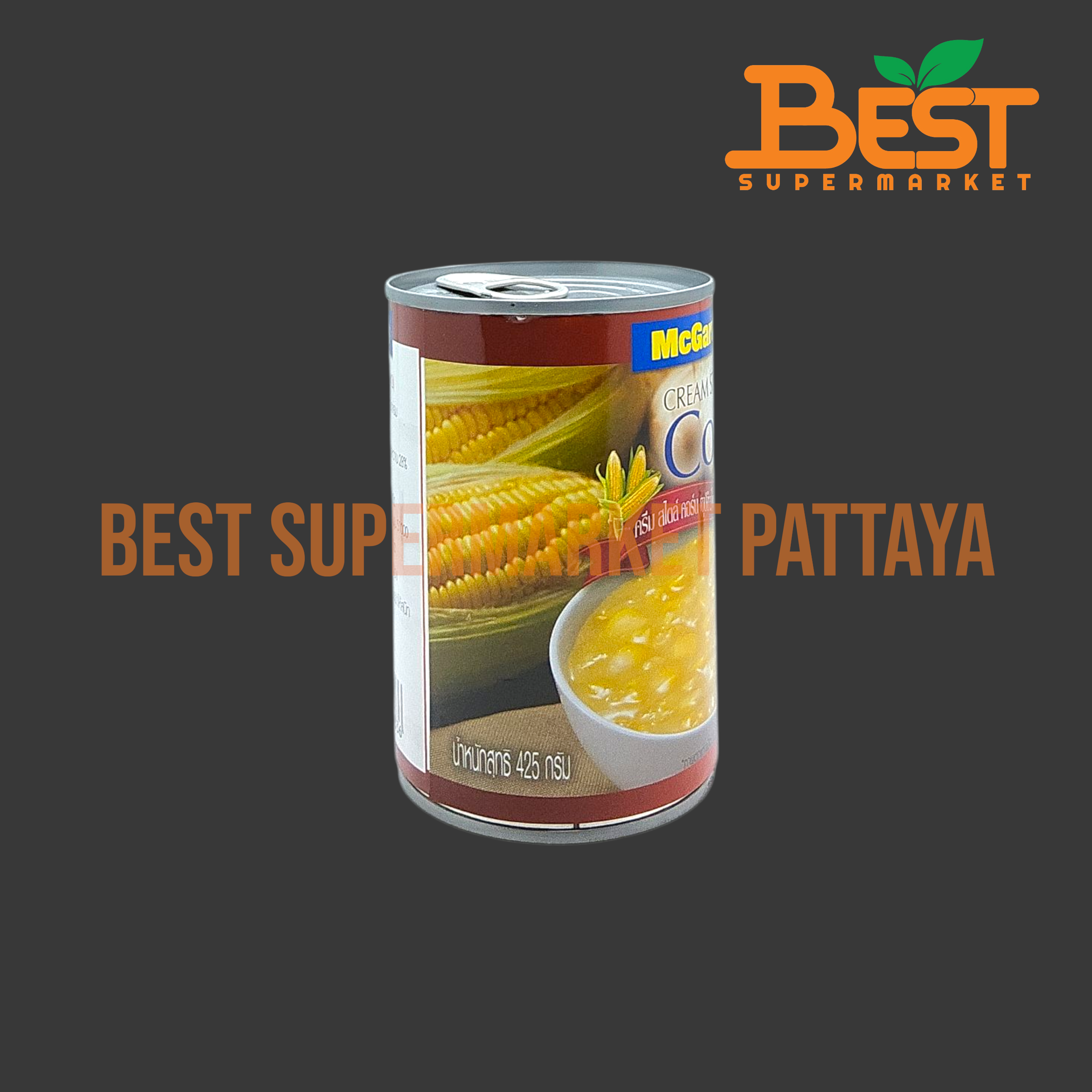 แม็กกาแรต ครีม สไตล์ คอร์น (ซุปข้าวโพด) 425 กรัม.McGarrett Cream Style Corn 425g.