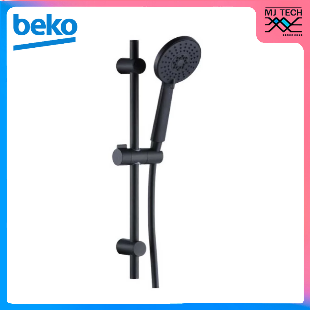 BEKO เครื่องทำน้ำอุ่น กำลังไฟ 4000 วัตต์ รุ่น BWI40MNG พร้อมราวสไลด์ สีดำ (New)