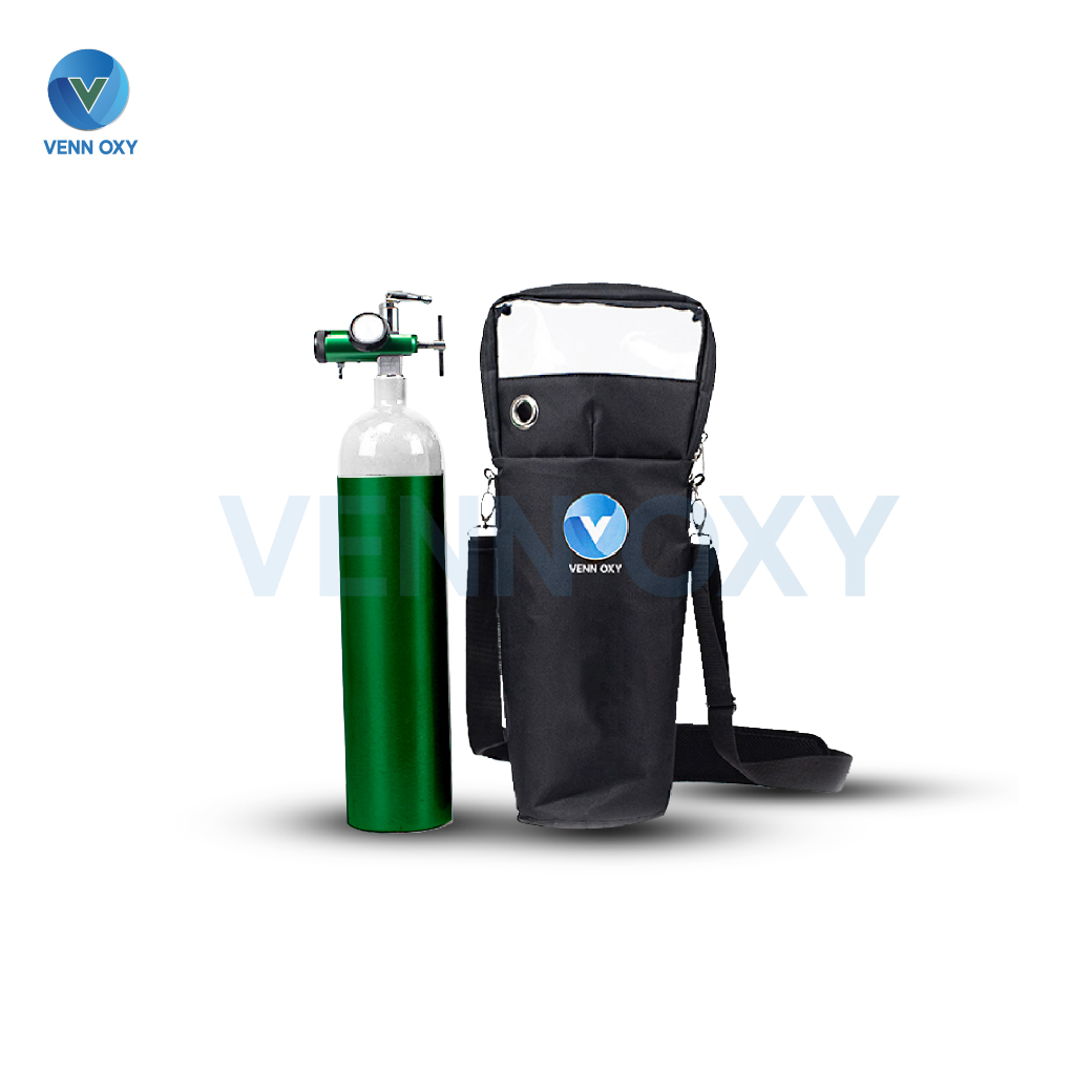 ถังออกซิเจน (ชนิดพกพาสำหรับเดินทาง) VennOxy ขนาด 0.5 คิว (กระเป๋ามาตรฐาน)
