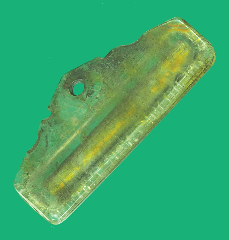 *38887 ตะกรุดขนาด 1.5 นิ้ว หลวงปู่ดู่ วัดสะแก อยุธยา เลี่ยมพลาสติกเก่าถึงยุค 12