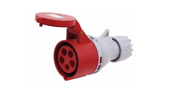 "DAKO"HTN225 ปลั๊กตัวเมียกลางทาง 3P+N+E 32A 400V IP44