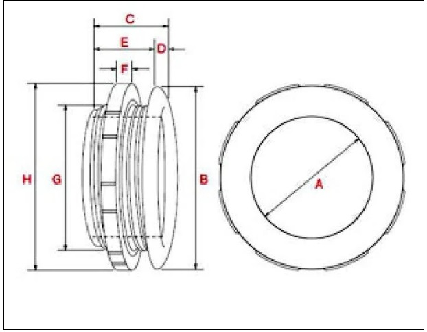 "AMERICAN DENKI"BN12S NYLON CORD BUSHING /CAP