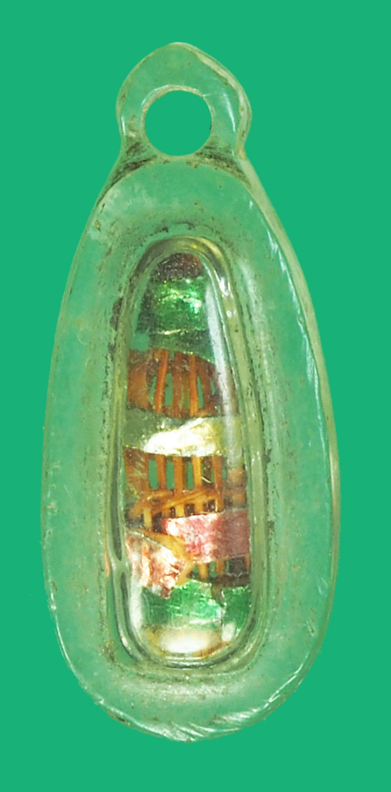 *35565 ไซดักทรัพย์ หลวงพ่อเคน วัดถ้ำเขาอีโต้ ปราจีนบุรี เลี่ยมพลาสติกเก่า 48