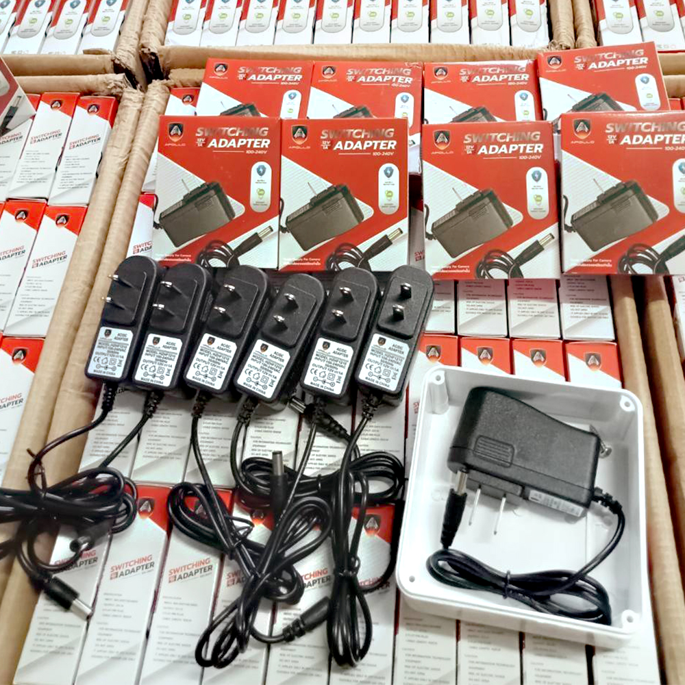 Apollo Adapter 12V 1A หัว2.5mm.