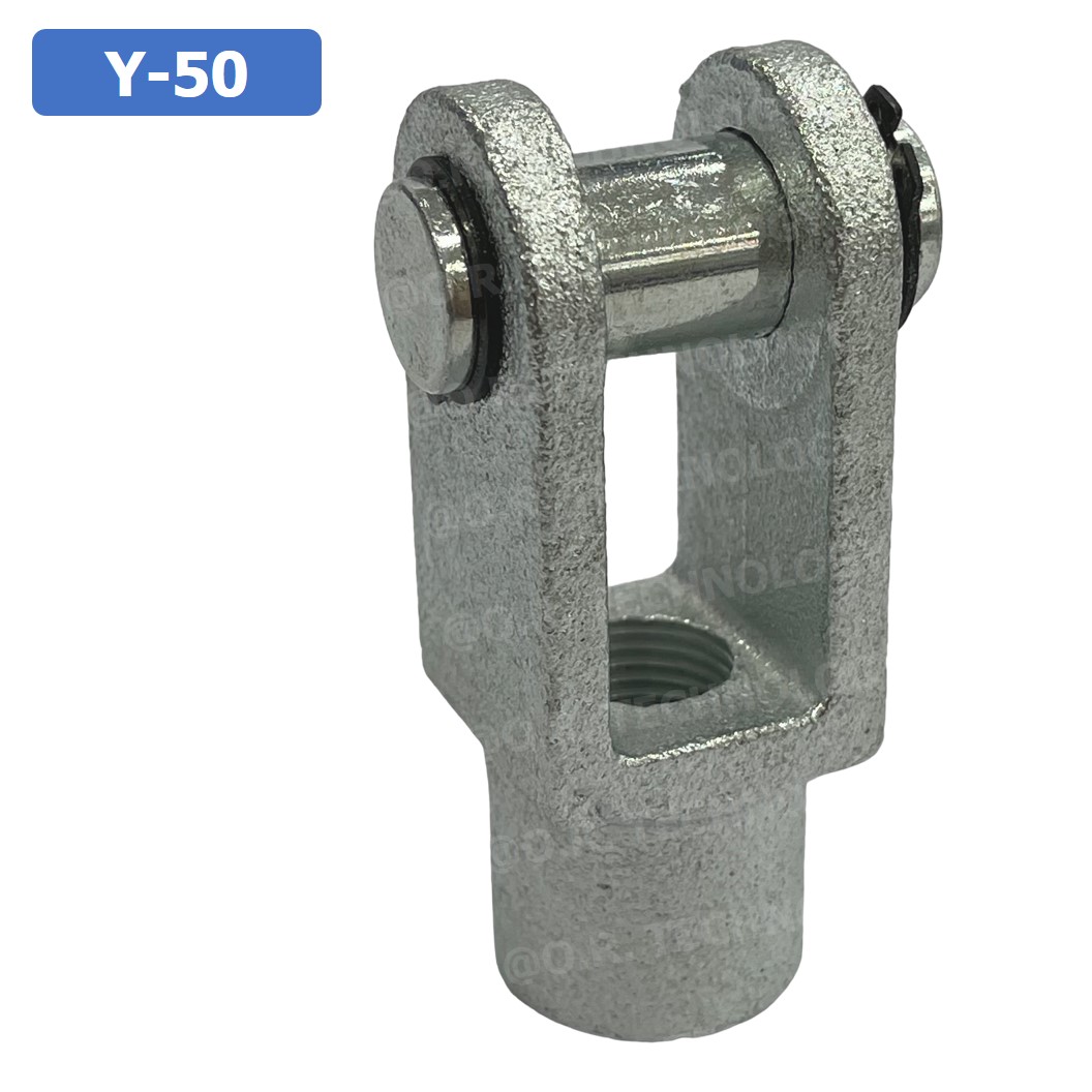 (1ชิ้น) Y-50 ตัวยึดแกนกระบอกลม ตัว Y Support Y-Joint Air Cylinder สำหรับกระบอกลม SC50 ขายึดกระบอกลม ขายึด ตัวยึด กระบอกลม