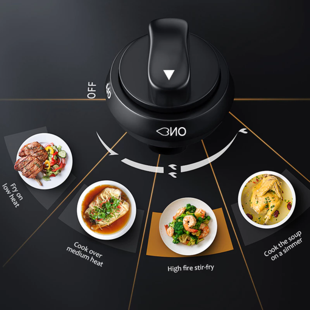 AJ เตาแก๊สสแตนเลส 2 หัว รุ่น AJ-GA2H-01A เตาแก๊สหัวคู่ อินฟาเรด + หัวฟู่ทองเหลือง