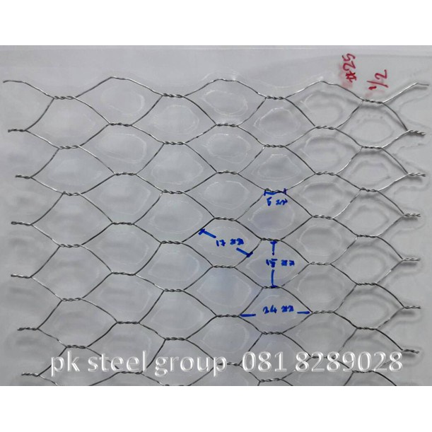 ลวดตาข่ายหกเหลี่ยม รุ่นชุบร้อน ชุป Galvanized กันสนิม (ปลาโลมา แดง ราคารวมแวท) ลวดตะแกรงกรงไก่ กรงนก ตะแกรงเหล็กล้อมไก่