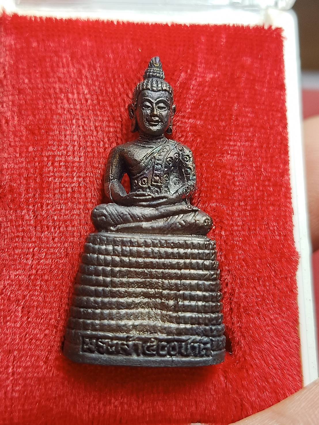 กริ่งพระห้าร้อย วัดแก้วกระจ่าง จ.อ่างทอง พร้อมกล่อง (SKU-10205)