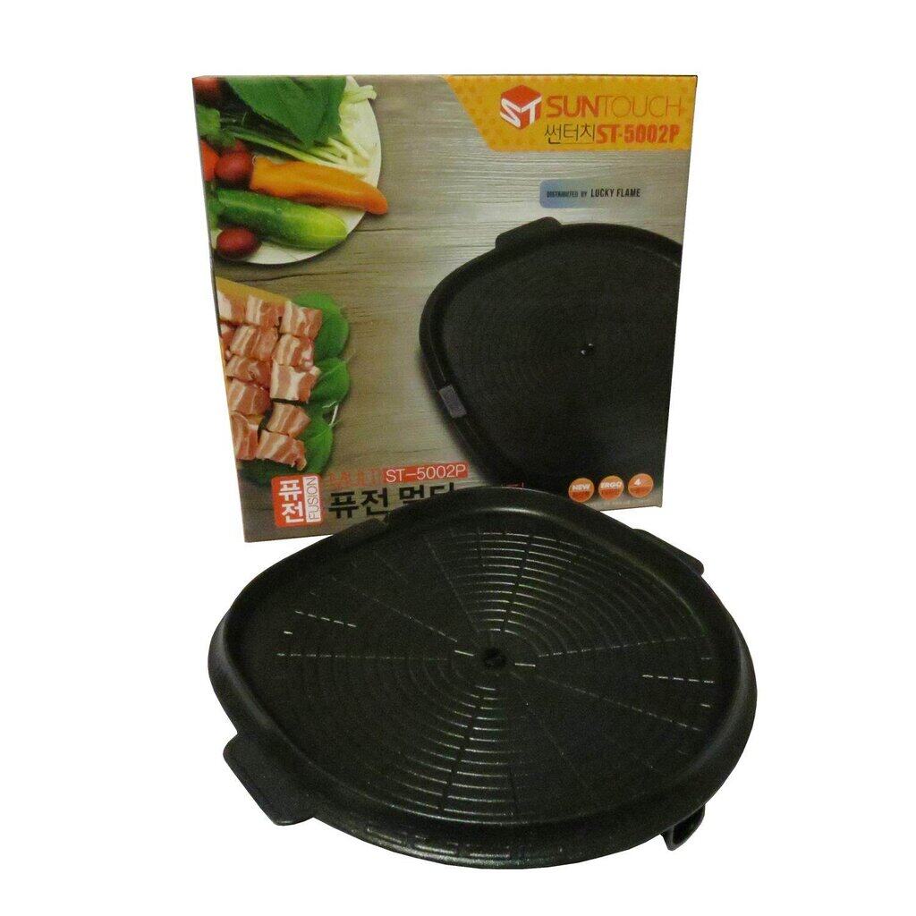 suntouch กระทะย่างสไตล์เกาหลี ผลิตโดย lucky flame รุ่น ST-5002P แถมฟรี ที่คีบเนื้อสเตนเลสอย่างดี