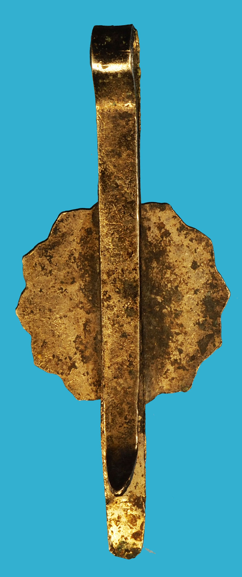 *36440 แหนบหลวงพ่อเคน วัดถ้ำเขาอีโต้ ปราจีนบุรี ชุบนิเกิล 48