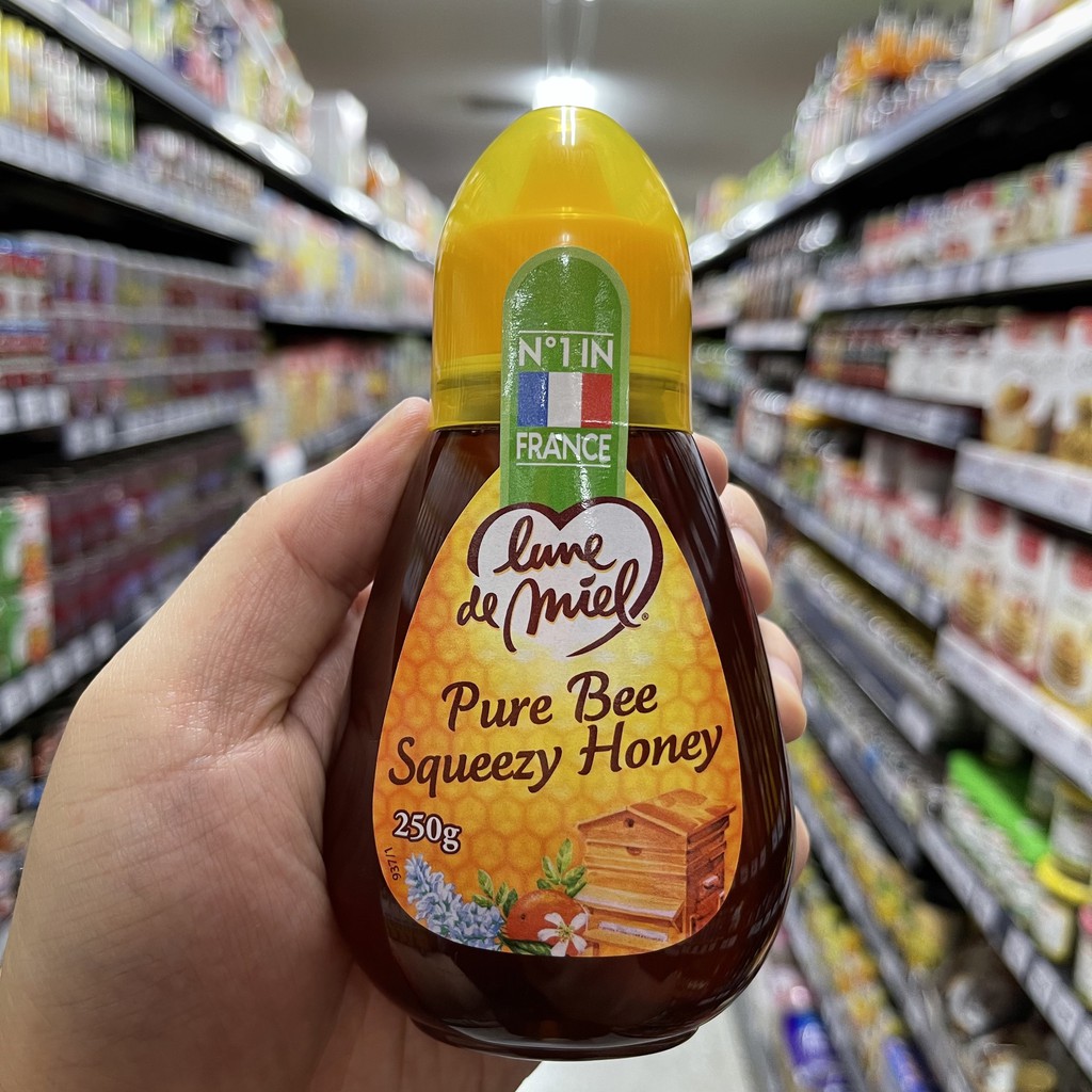 ลูนเดอเมล น้ำผึ้ง สควิซซี ฮันนี 250 กรัม Lune de Miel Squeezy Honey 250 g.