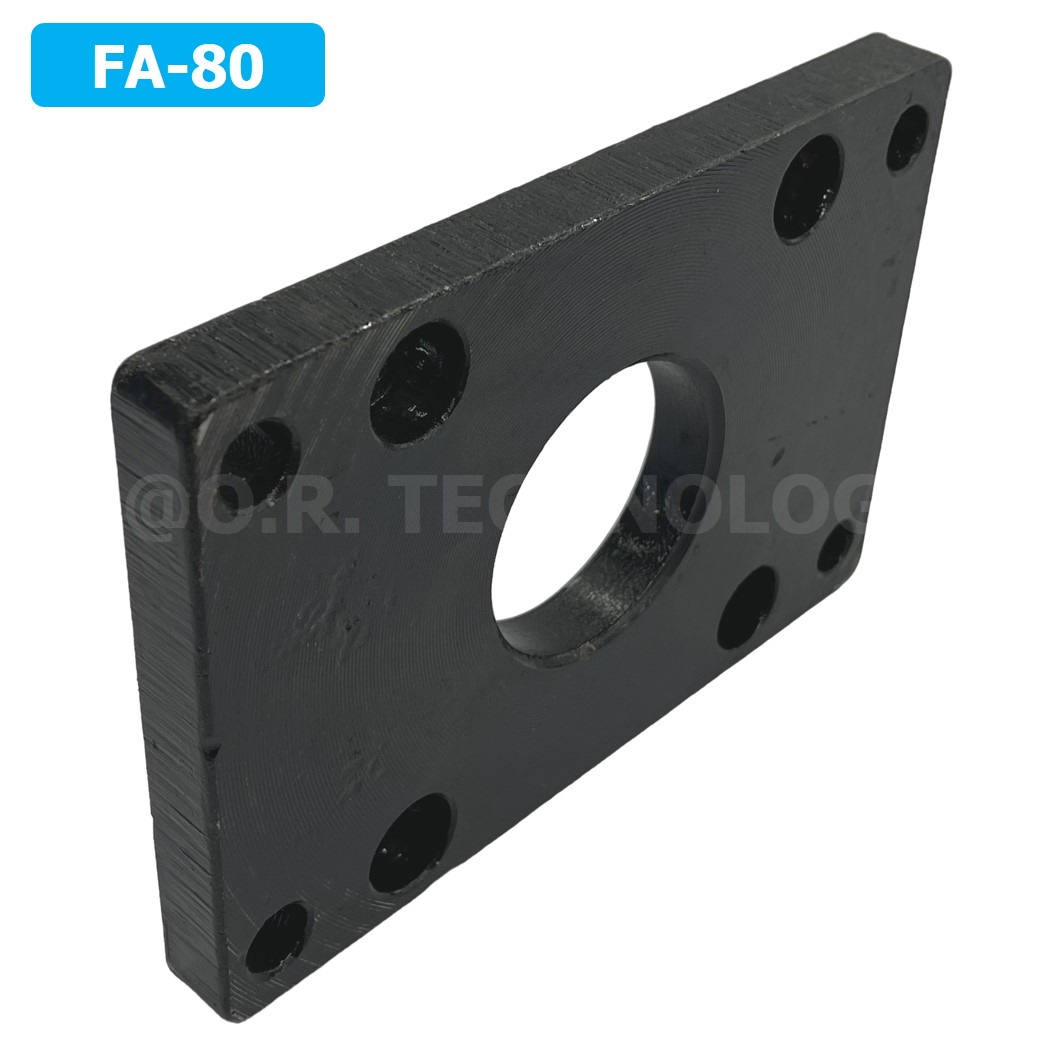 (1ชิ้น) FA-80 ตัวยึดกระบอกลม ชนิดหน้าแปลน Support Air Cylinder หน้าแปลน หน้า/หลัง กระบอกลม ขายึดกระบอกลม ขายึด ตัวยึด FA