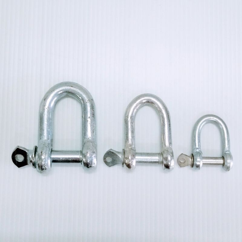 สเก็นเหล็กเหนียว 5 mm. - 25 mm. (ราคารวมแวท) สเก็นตัวยู เหล็กเหนียวชุบขาว ใช้คล้องโซ่ สเก็นตัวดี สเก็นเหล็ก ตัวล็อคสลิง กิ๊บจับสลิง (1 กล่อง)