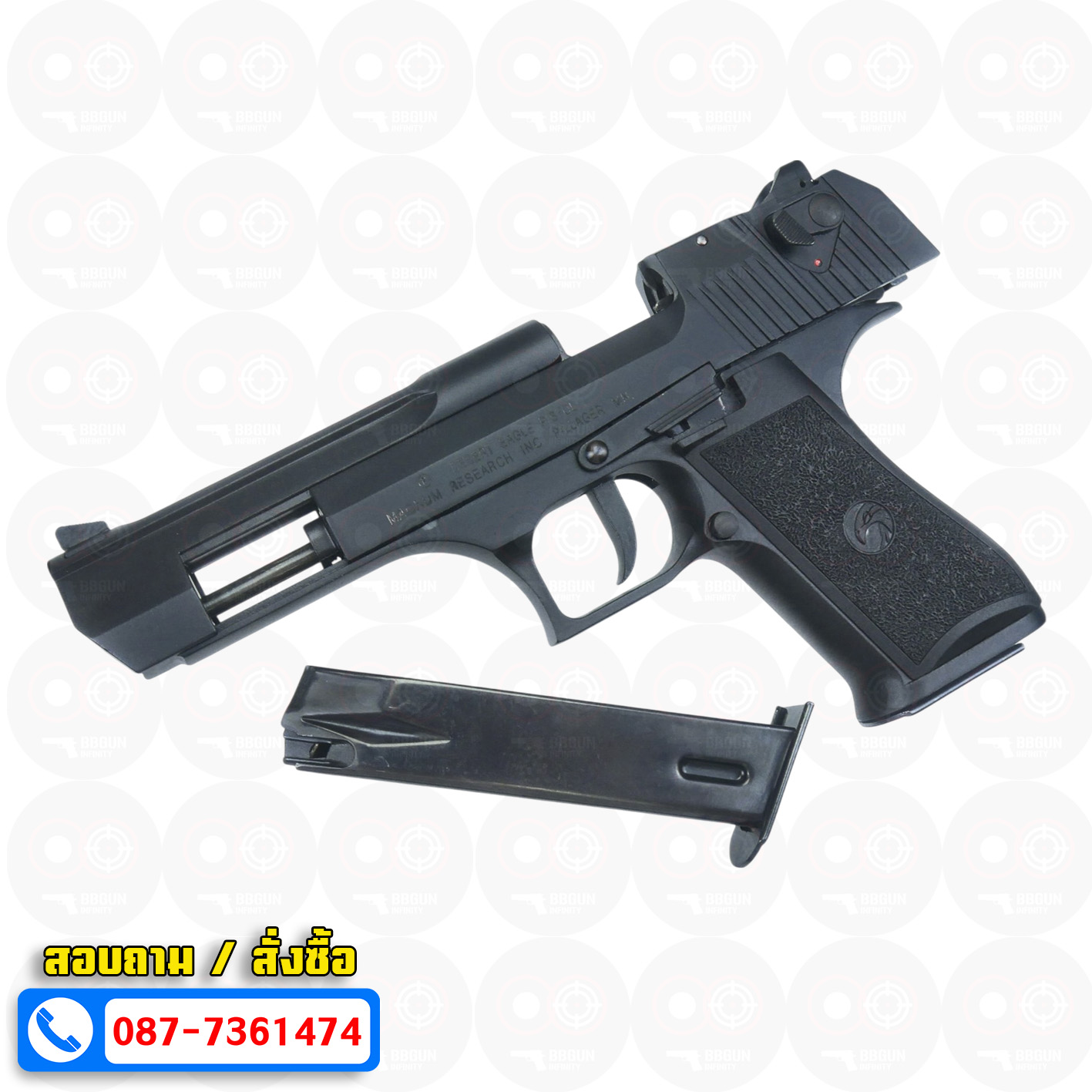 แบลงค์กัน RETAY EAGLE X Desert Eagle สีดำ Black BLANK GUN