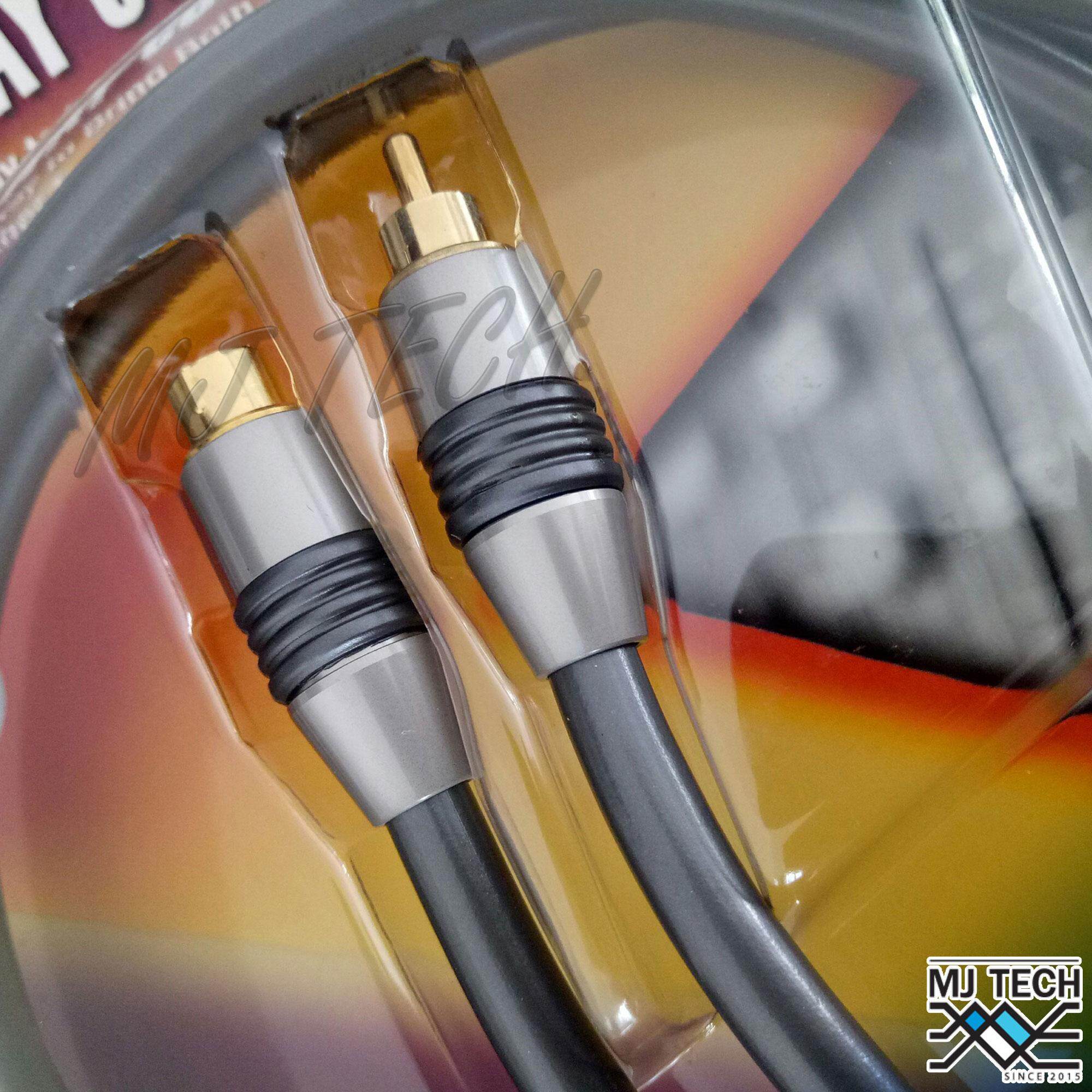 Composite S-Video 2 Way Cenversion C2YC สาย RCA คุณภาพสูง รุ่น Satin Nickel (ของแท้)