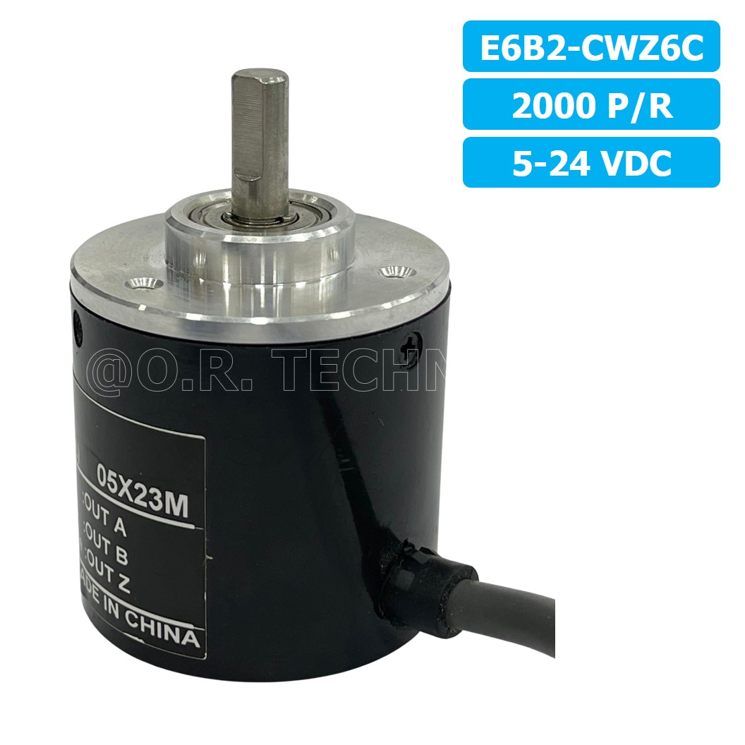 E6B2-CWZ6C 5-24VDC 100/360/600/1000/1024/2000P/R (Pulses/Revolution) โรตารี่เอ็นโค้ดเดอร์ ROTARY ENCODER INCREMENTAL (NPN open collector output)