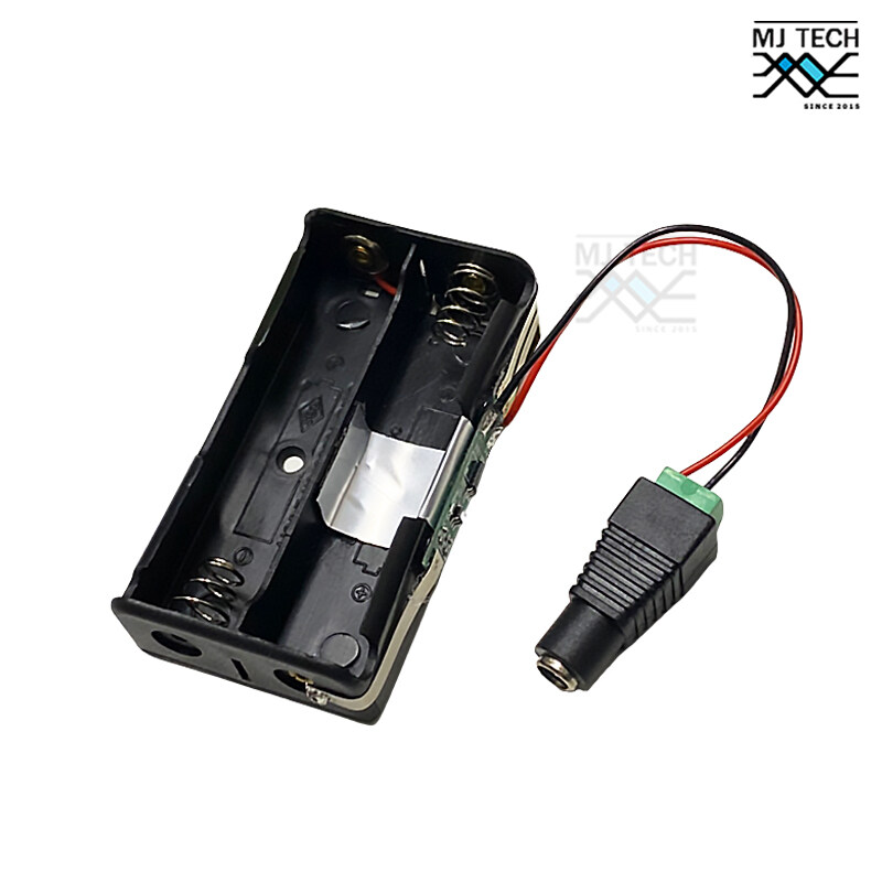 รางถ่าน 18650 พร้อม BMS 2S 3A / 8.4V (ใส่ถ่านใช้งานได้เลย)