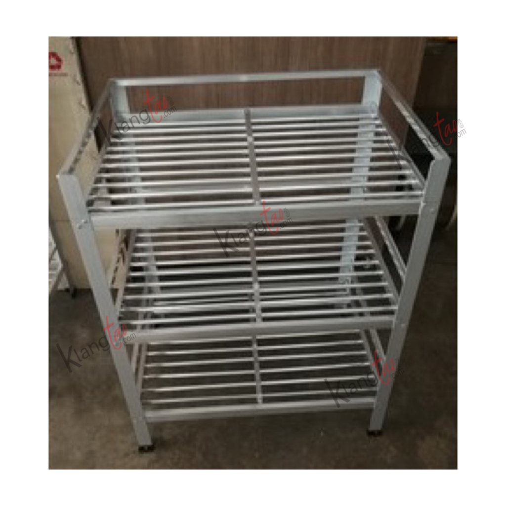 ชั้นคว่ำจาน วางจาน ชั้นวางของ 3 ชั้น ซี่ 41x60x75 ซม.