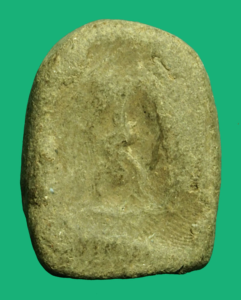 *36630 พระปิดตาเนื้อดินผสมผง ไ่ม่ทราบที่และปีสร้าง 6