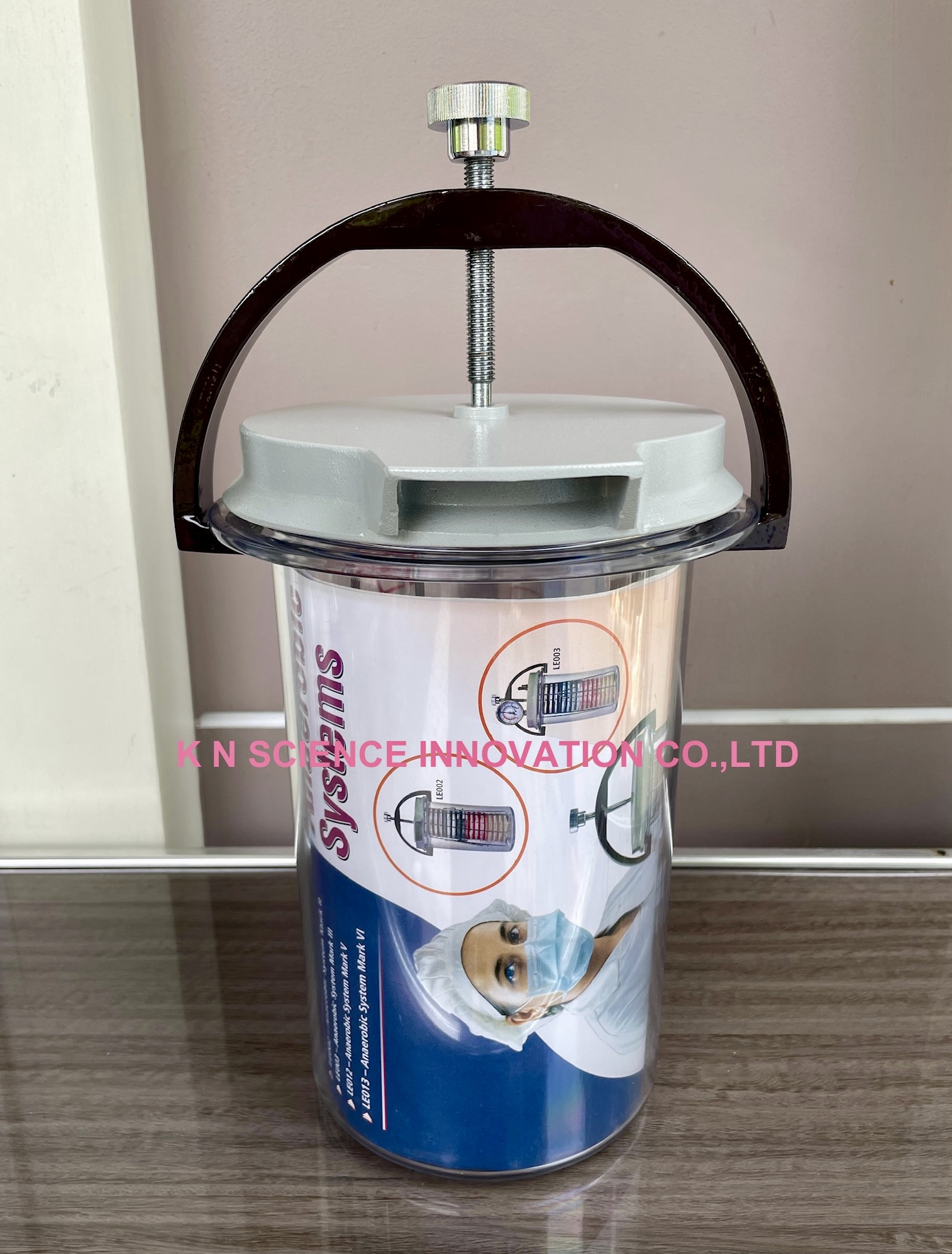 ANAEROBIC JAR 3.5 L SET 1 PC ,โถบ่มไร้อ๊อกซิเจน,Himedia LE 002