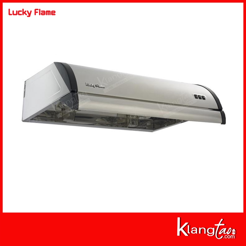 เครื่องดูดควัน LUCKY FLAME รุ่น R-800S พร้อมเตาฝัง เลือกรุ่นที่ต้องการได้ ฟรี หัวปรับเซฟตี้ รุ่น L-325S และท่อเฟล็กซ์