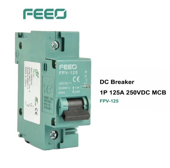 FPV-125 DC Breaker 1P 125A 250VDC MCB (FPV-125)