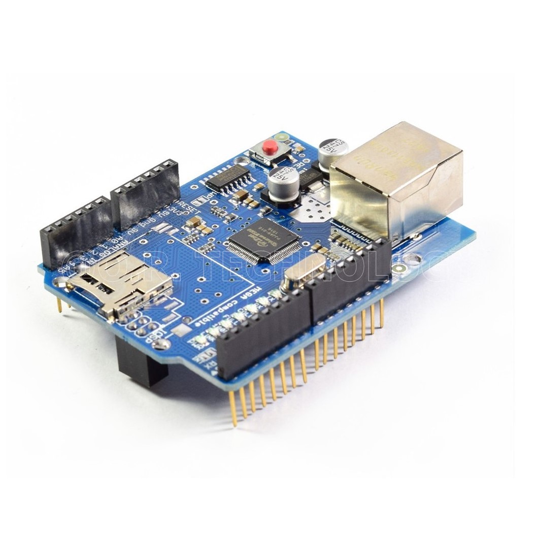 (1ชิ้น) AA009 Ethernet Shield W5100 บอร์ดต่ออินเตอร์เน็ต บอร์ดต่อสายแลน สำหรับ Arduino UNO R3 ATMega 328 1280 MEGA2560 พร้อมช่อง Micro SD card
