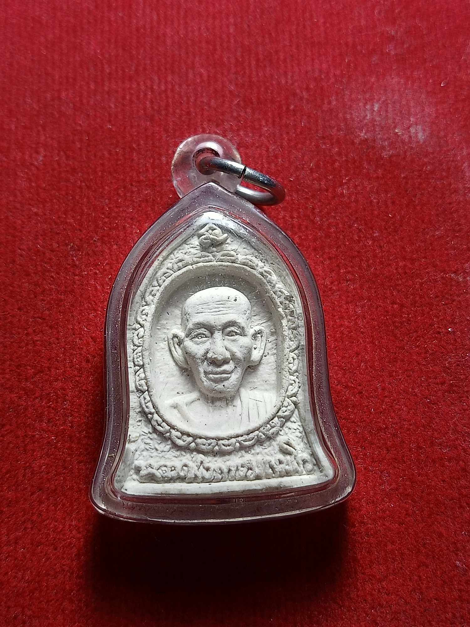 พระผงหลวงพ่อเกษม สำนักสุสานไตรลักษณ์ จ.ลำปาง ปี 2534 (SKU-03741)
