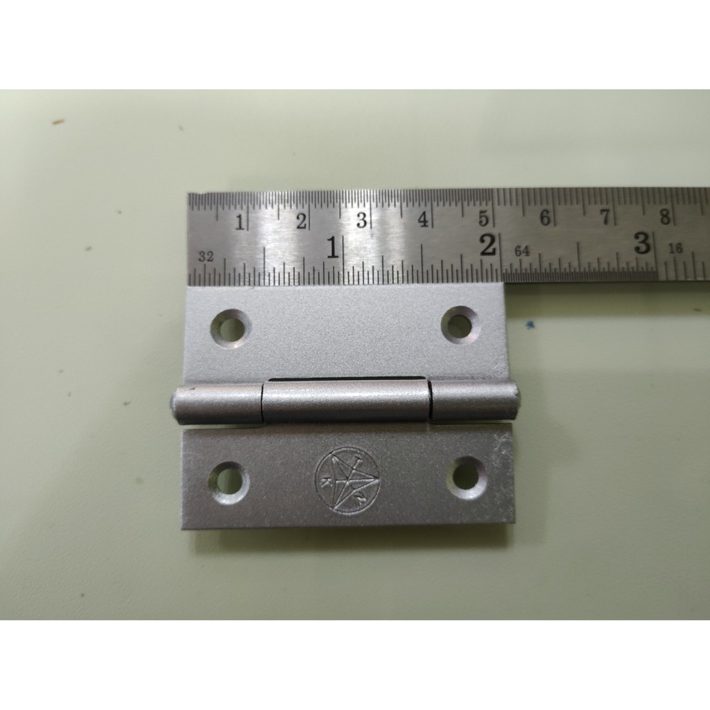 บานพับตู้(ราคารวมแวท) บานพับประตูหน้าต่าง ขนาด 2'' - 2.5'' (ขายยกกล่อง) สแตนเลส เหล็ก