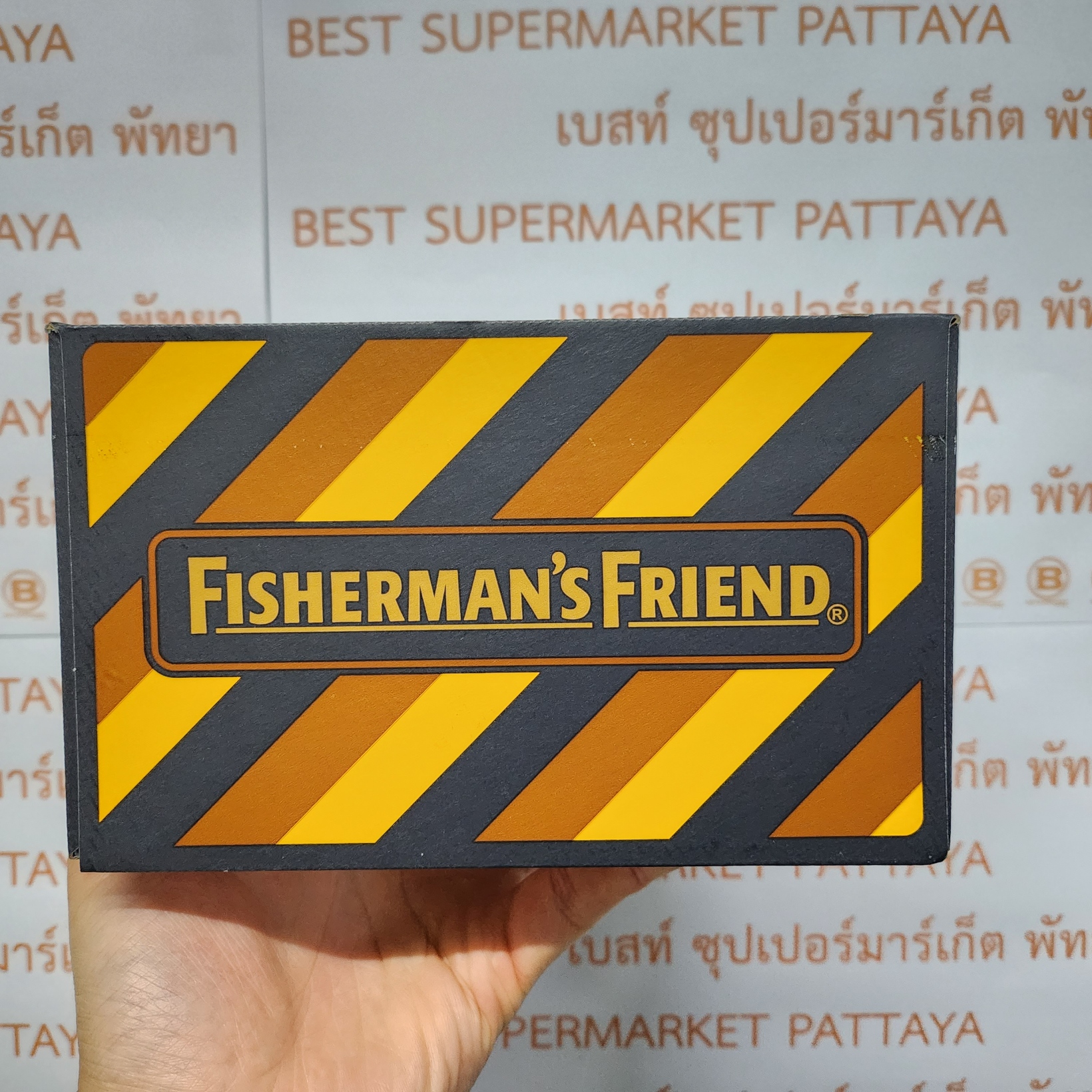 [ยกกล่อง] ฟิชเชอร์แมน เฟรนด์ ช็อกโก คาราเมล 25 กรัม x 24 ซอง [Box] Fisherman's Friend Choco Caramel 25 g. x 24 Pouches