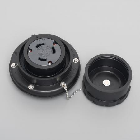 3626RW 3-Pole 3-Wire 60A 250V Waterproof Panel Receptacle IP65