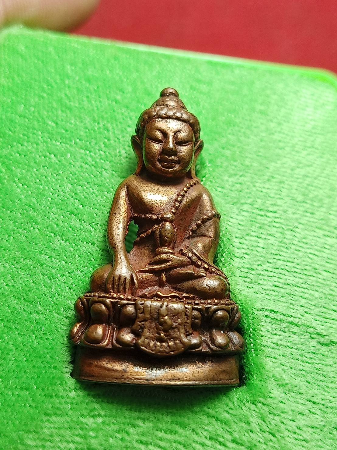 กริ่งจีน รุ่นเพชรเจ้าฟ้า อภิมหาพุทธภิเษก ณ พระอุโบสถ วัดบวรนิเวศวรวิหาร กรุงเทพ ปี 2538 พร้อมกล่อง (SKU-10602)