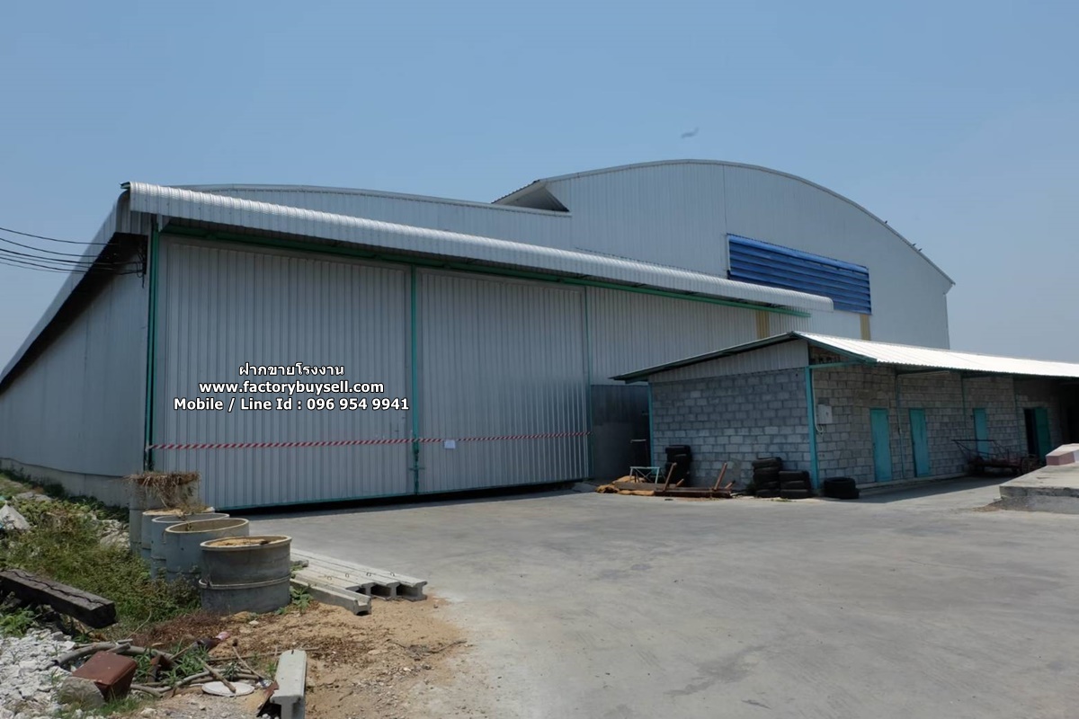 ขายโกดัง พร้อมสิ่งปลูกสร้าง 2,391 ตรม. ที่ดิน 4-3-26 ไร่ ทางหลวงแผ่นดินหมายเลข 3422 (ลาดบัวหลวง-สองพี่น้อง) ตำบล บัวปากท่า อำเภอบางเลน นครปฐม 73130