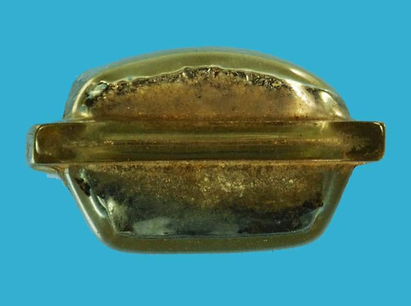 *35920 พระรอดจงอางศึก หลวงพ่อแพ วัดพิกุลทอง สิงห์บุรี เลี่ยมพลาสติกเก่า 82