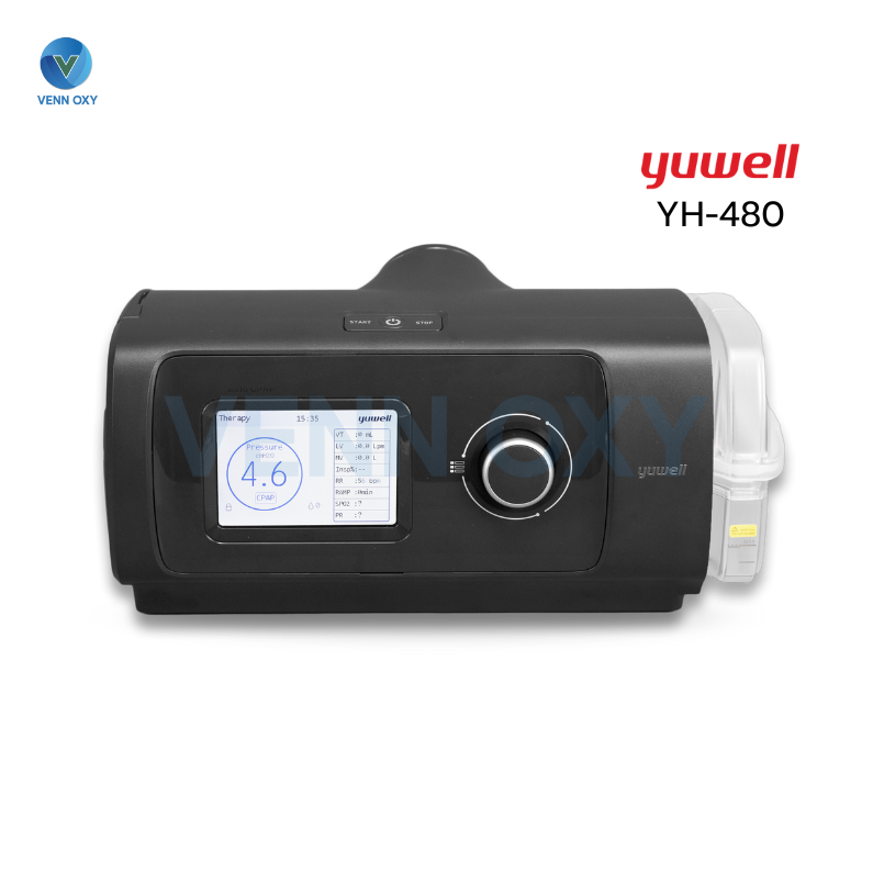 เครื่องช่วยหายใจชนิดแรงดันบวกต่อเนื่อง แบบปรับแรงดันอัตโนมัติ Auto CPAP ยี่ห้อ Yuwell รุ่น YH-480 (No Wifi)