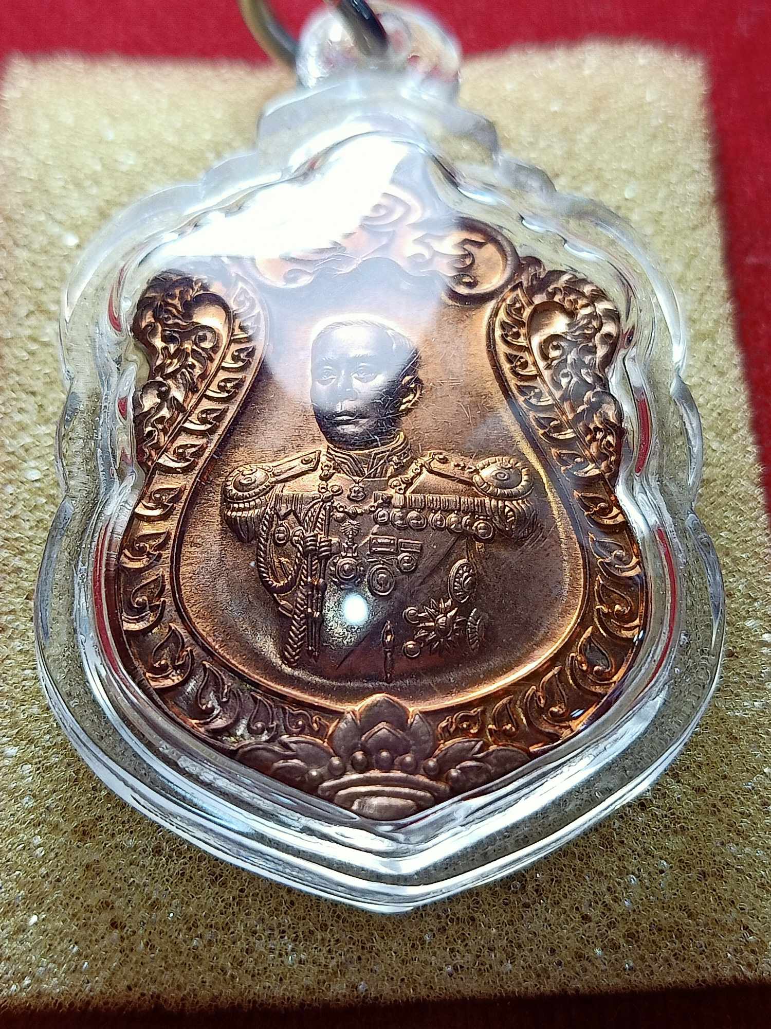เหรียญเสมาใหญ่ กรมหลวงชุมพรฯเขตอุดมศักดิ์ จ.ชุมพร ปี 2558 (SKU-04069)