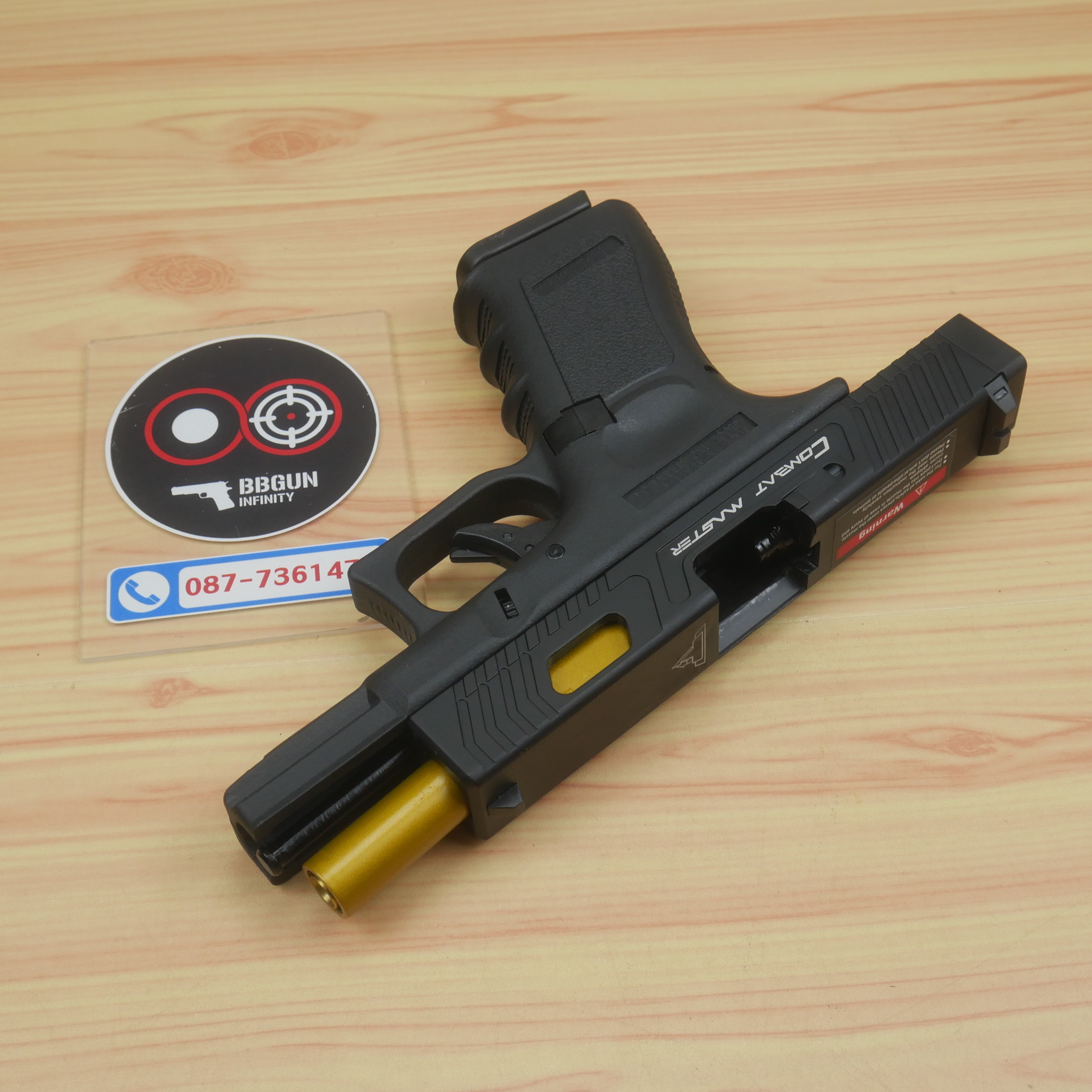 บีบีกันอัดแก๊ส Glock 19 TTI E&C 1304 BB GUN