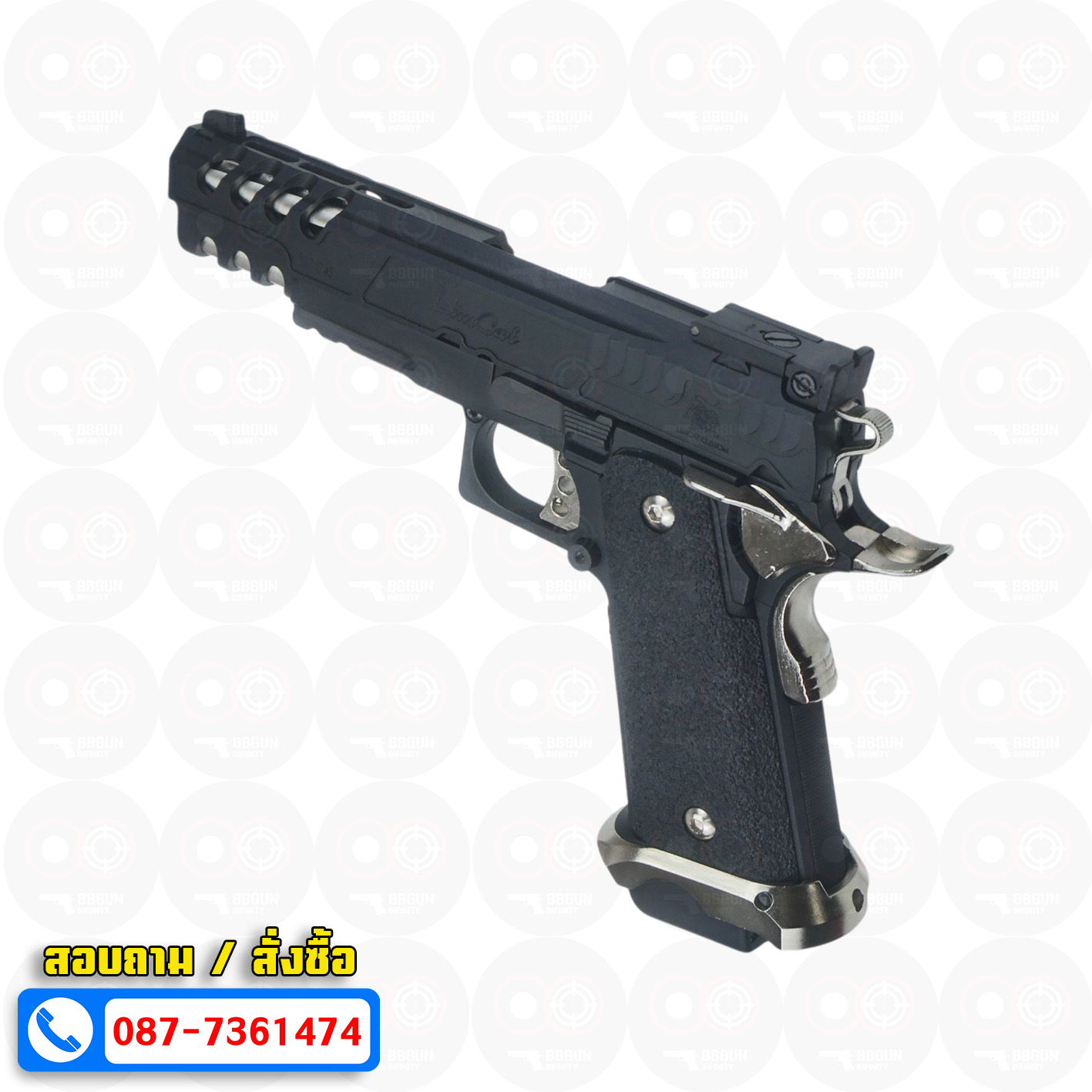 บีบีกันอัดแก๊ส Army Armament R616-1 LimCat SpeedCat 5.1 Black BB GUN