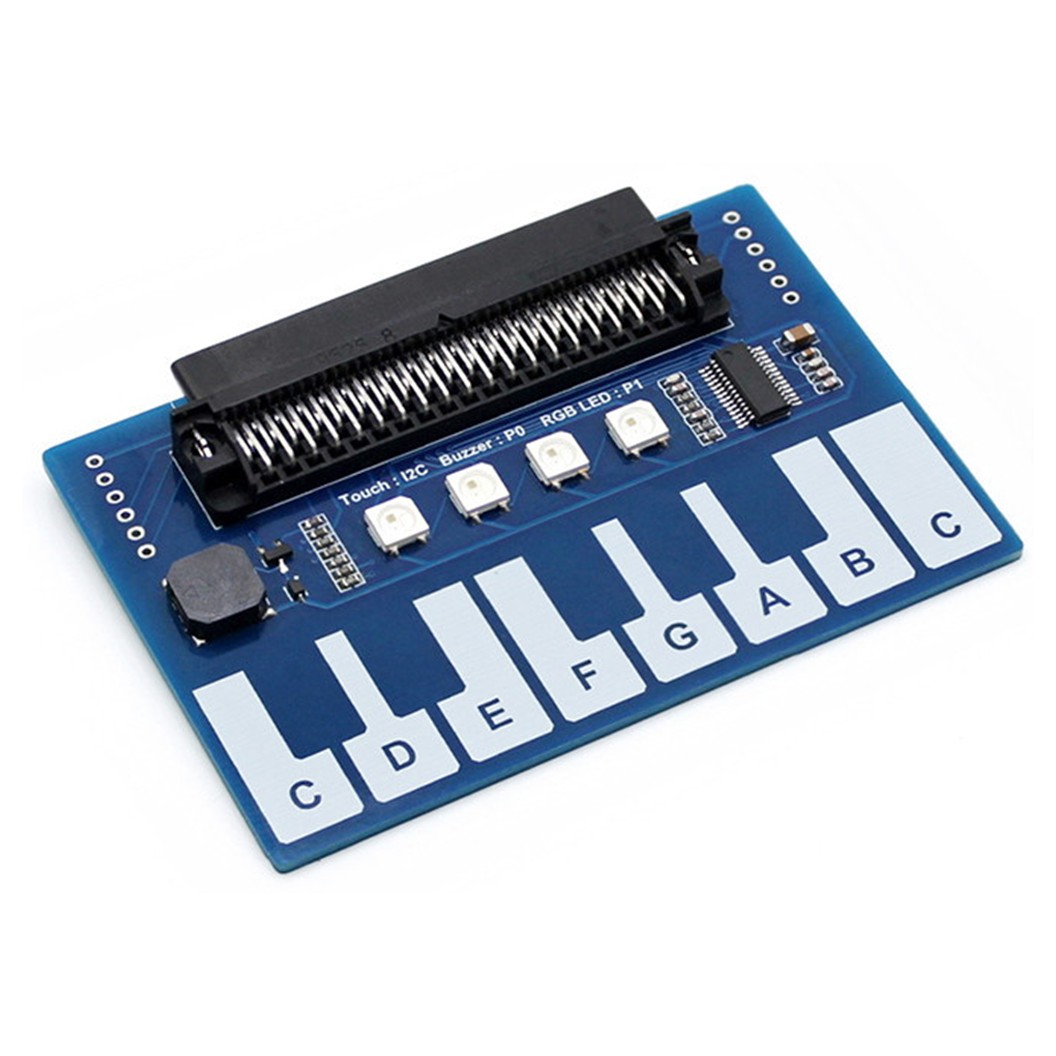 CB034 บอร์ดขยายไมโครบิต Microbit Expansion Board Mini Piano Music with Cool Colorful Lights/Buzzer/Keys Micro:bit **ไม่รวมไมโครบิต**