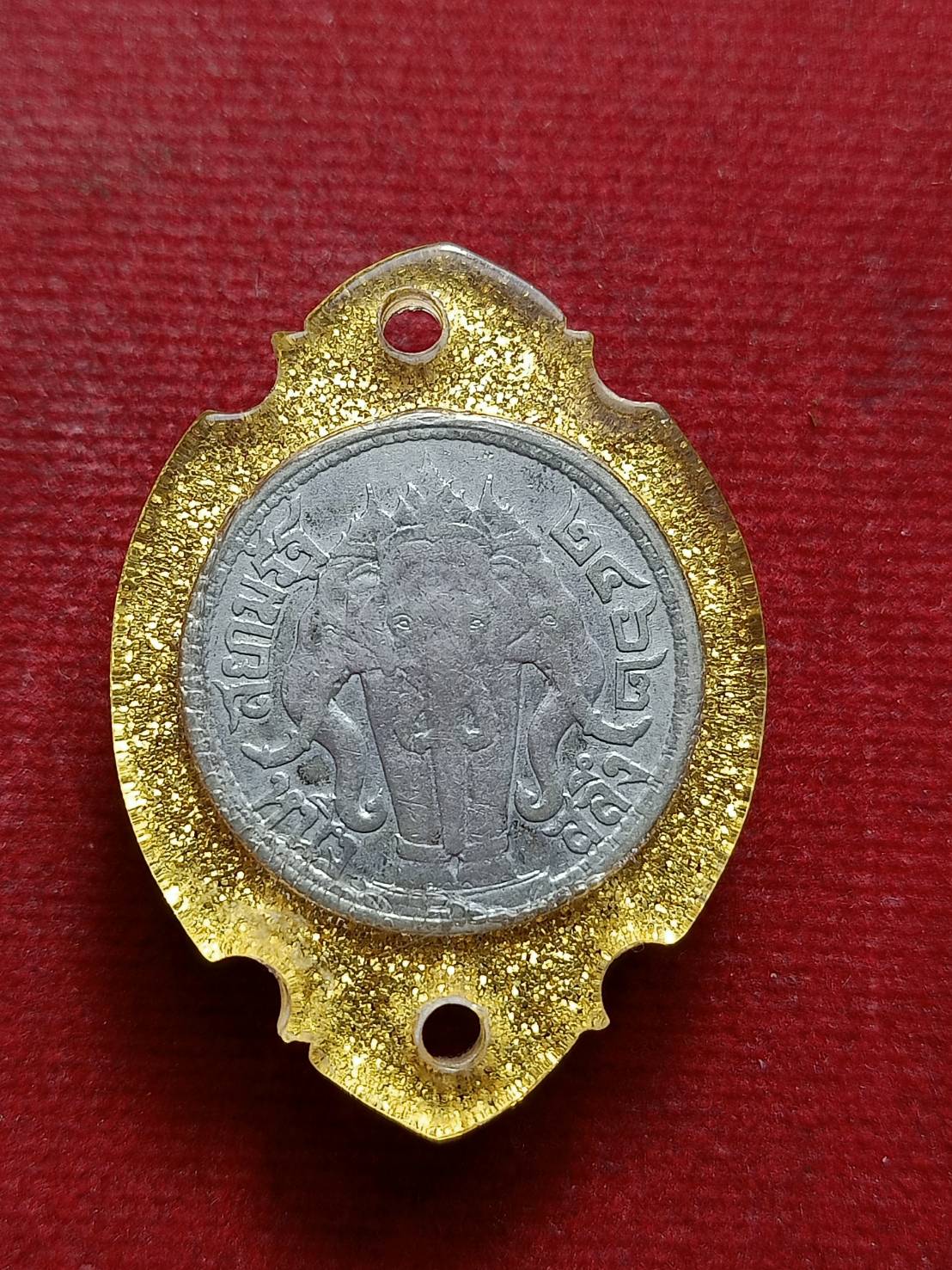 เหรียญหนึ่งสลึง เนื้อเงิน ร.6 มหาวชิราวุธสยามินทร์หลังช้างสามเศียร สยามรัฐ ปี 2462 (SKU-12551)