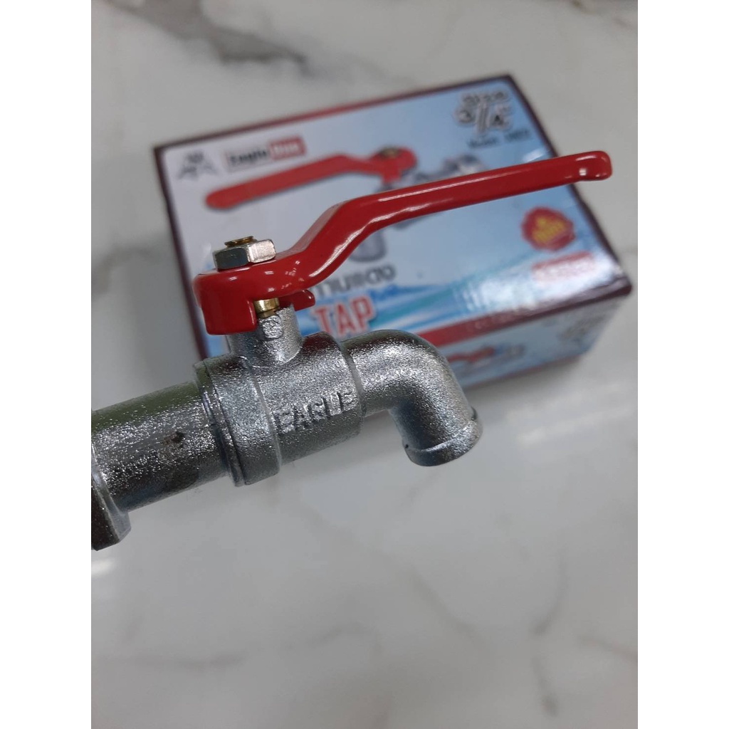 ก๊อกน้ำ ก้านแดง 3/4 (ราคารวมแวท) ก๊อกนํ้าสแตนเลส ก๊อกติดผนัง ก๊อกอเนกประสงค์ ก๊อกล้างพื้น ก๊อกซักผ้า ก๊อกประปา ก๊อกน้ำ (กล่อง 12 อัน)