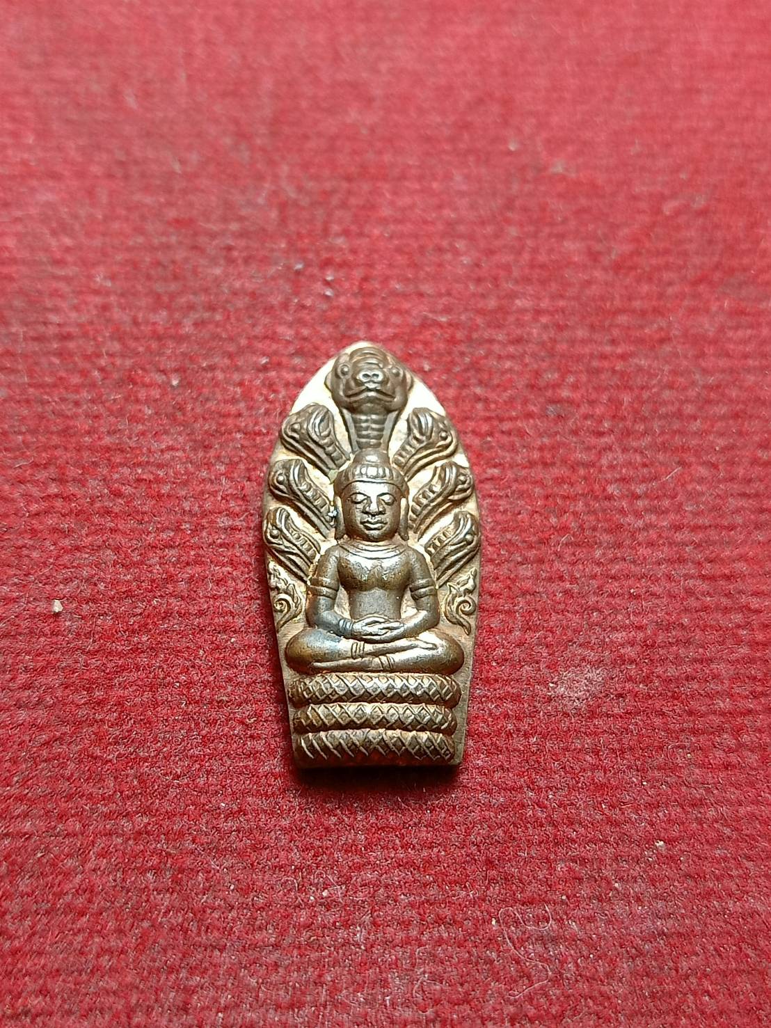เหรียญพระนาคปรกใบมะขาม ไหว้ครู ครูบากฤษณะ วัดป่ามหาวัน จ.นครราชสีมา (SKU-06975)