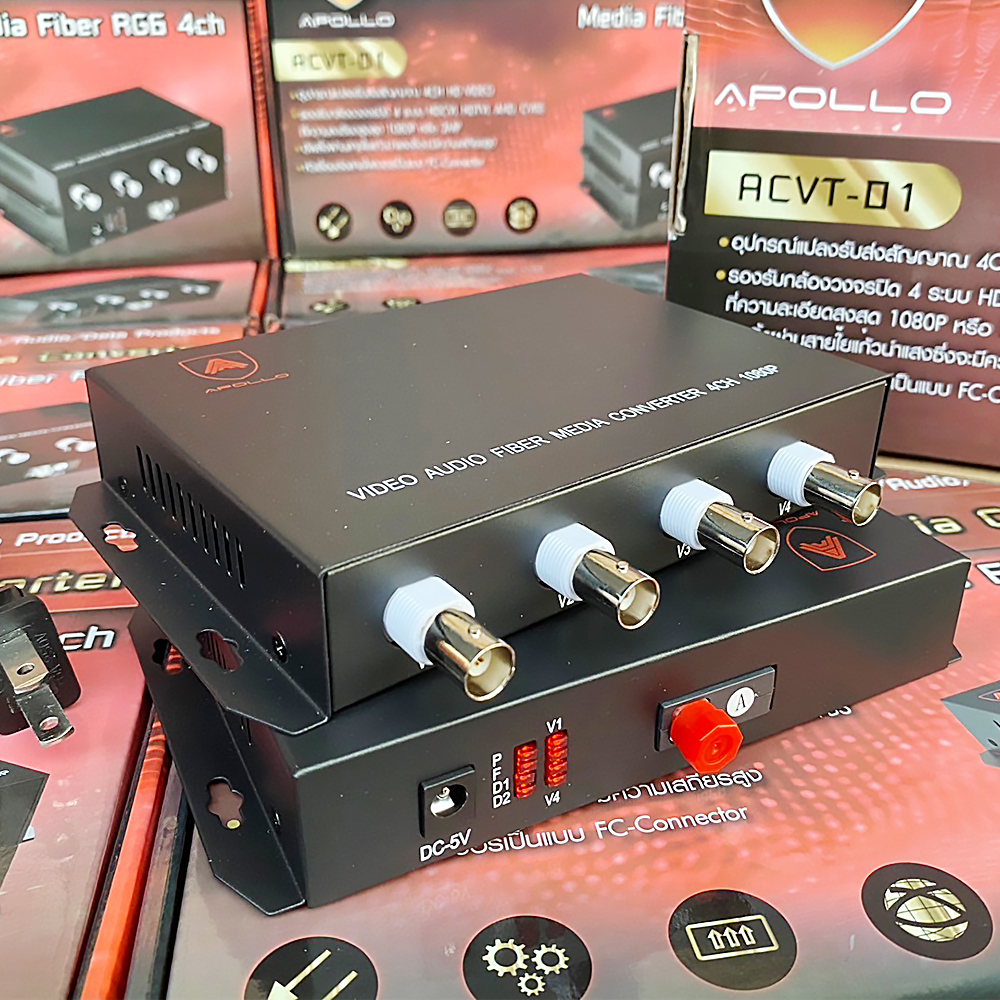 ACVT-01 4CH Fiber Video Converter 1080P